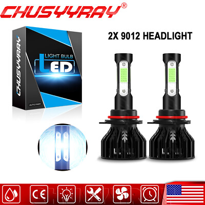 #ad 2x 9012 HIR2 LED Headlight Hi Low Beam Bulbs Blue For Toyota Corolla ZRE182 AU $30.77