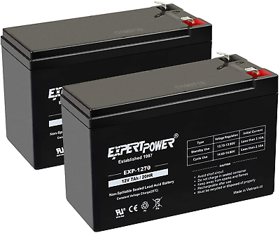 #ad Expertpower Standard 12V 7AH Rechargeable SLA Battery EXP1270 2 $92.62