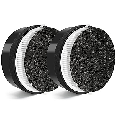 #ad True Hepa Filter Replacement Activated Carbon For Leviot LV H132 Air Purifier $18.96