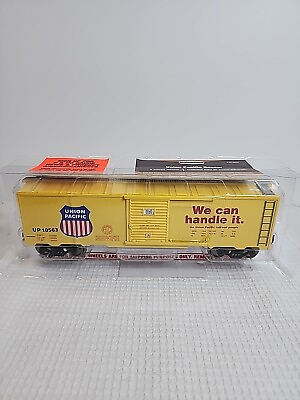 #ad #ad Menards Union Pacific Boxcar Yellow Gold Line Collection O Gauge $49.95