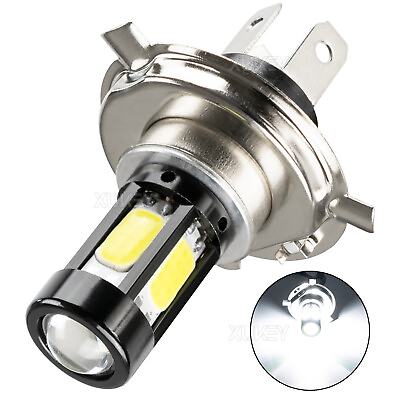 #ad #ad Motorcycle LED 6000K H4 HS1 Headlight LED Hi Lo Beam Light Lamp White Bulbs $6.99
