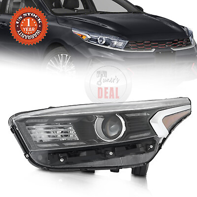 #ad For 2022 23 Kia Forte Sedan Headlight Assembly w LED DRL Driver Side 92101 M7600 $165.99