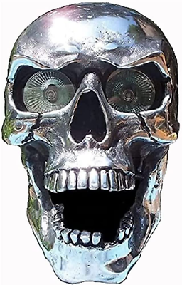 #ad 8quot; Skull Headlight The Real Headlight Universal Handmade LED Skull Lamp $37.29