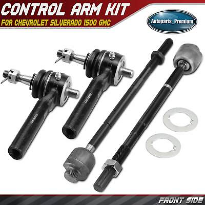 #ad 4x Rear Inner amp; Outer Tie Rod End w Ball Joint for Chevrolet Silverado 1500 GMC $37.59