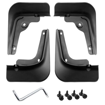 #ad Front Rear Mudguards Mud Flaps Splash Guards No Drilling Necessary for 7210 $33.99