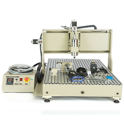 #ad USB 4 Axis 6090 CNC Router Engraver Engraving Carving Milling Machine 1500W US $1813.50