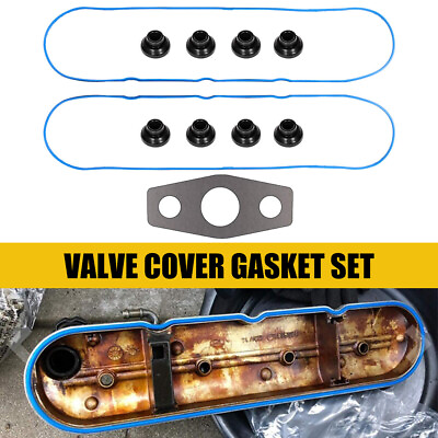 #ad Valve Cover Gasket Set for 01 06 Silverado 1500HD 3500 01 16 2500HD 07 16 3500HD $10.06