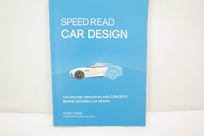 #ad Speed Read Car Design The History Principles amp; Concepts By Tony Lewin TF $18.00