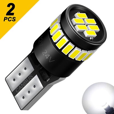 #ad Auxito ERROR FREE 194 168 2825 T10 6000K LED Bulb License Plate Light Canbus USA $8.99