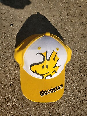 #ad Peanuts Woodstock Yellow White Adjustable Baseball Cap amp; Sunglasses Child Size $17.95