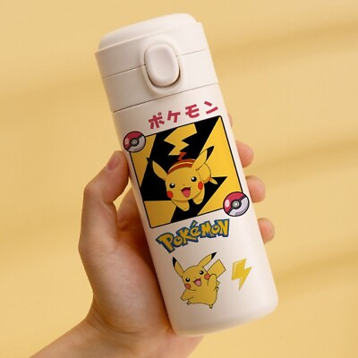 #ad Anime Peripherals Children#x27;s Thermos Cup Pikachu C 450mL Water AU $39.99
