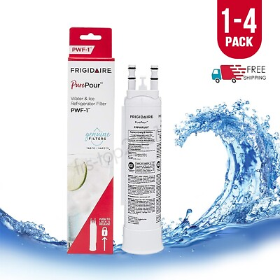 #ad 1 4 Pack Frigidaire PWF 1 FPPWFU01 Refrigerator PurePour Water amp;Ice Filter New $15.75