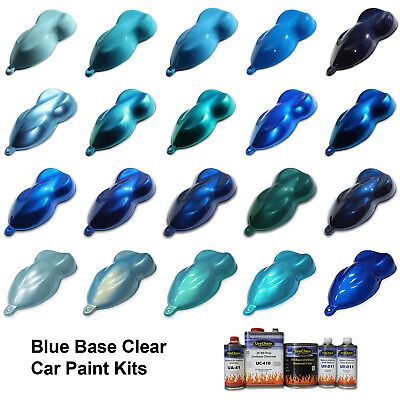 #ad Blue Car Paint Colors Base Clear Car Paint Kits $324.99