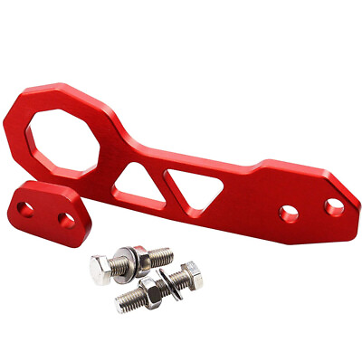 #ad 2quot; JDM Rear Anodized Billet Aluminum Racing Tow Hook Kit for Honda Acura RED $9.99