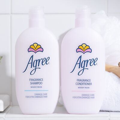 #ad Agree Fragrance Shampoo Conditioner Set 450ml From Japan FedEx $39.99