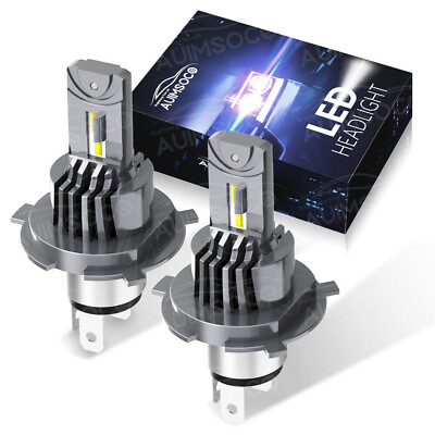 #ad 2x H4 LED Headlight Bulbs High Low Beam Combo 6500K For 2016 2018 Chevy LCF 3500 $52.99