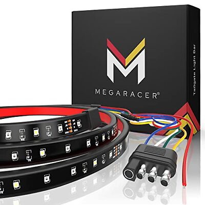 #ad Mega Racer Single Row 60 Inch LED Tailgate Light Bar for Trucks 5 Functions $30.97