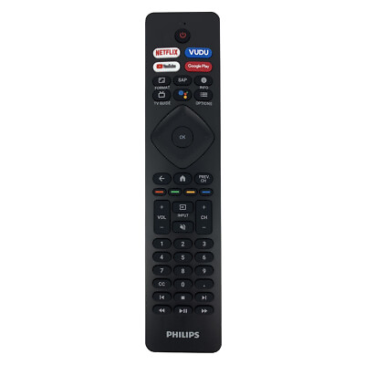 #ad USED Original PHILIPS OEM BT800UP Android TV Remote Control with Voice Command $12.89