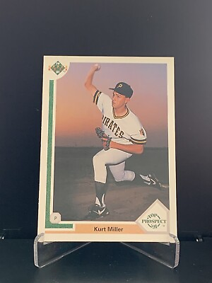 #ad Kurt Miller 1991 Upper Deck Top Prospect Rookie Card #68 Pirates $1.50