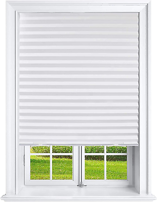 #ad Pleated Window Paper Shades Light Filtering Blinds White 36quot; X 69quot; Pack of 6 $27.97