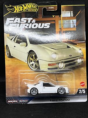 #ad HOT WHEELS PREMIUM FAST amp; FURIOUS FORD RS200 $7.99