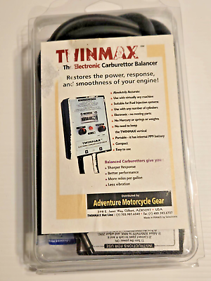 #ad #ad Twinmax Electronic Motorcycle Carburetor Balancer Tester Carburettor NOS $149.99