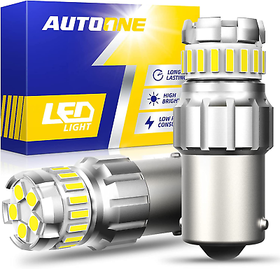 #ad AUTOONE 1156 LED Bulb LED Reverse Lights 300% Brighter BA15S 7506 1003 1141 P21 $21.66