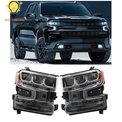 #ad For 2019 2020 2021 Chevy Silverado 1500 LED Headlights Headlamps Rightamp;Left Side $249.26