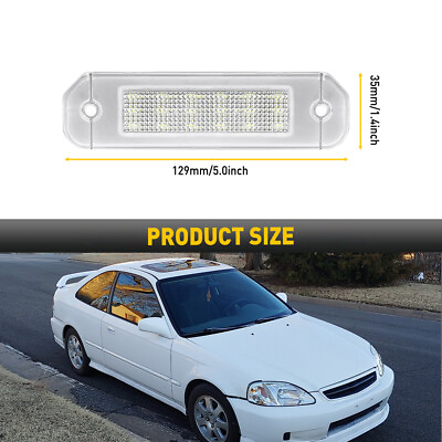 #ad LED License Plate Lamp Rear Tag Light for 92 00 Honda Civic EG EH EJ EM Del Sol $12.99