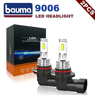 #ad 2× 9006 HB4 LED Headlight Bulbs Conversion Kit Low Beam 6000K Bright White $15.57