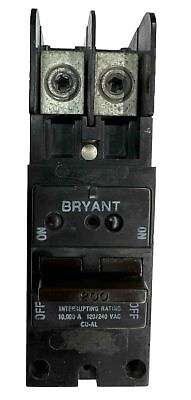 #ad Bryant MAIN BJ2200B 200 Amp 2 Pole Breaker Cutler Hammer BJ2200 BJ 120 240V $219.99