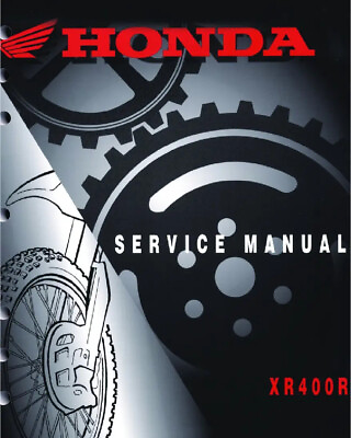 #ad 1998 2006 Honda XR 400R Factory Service Shop Repair Manual COMB BOUND $40.00