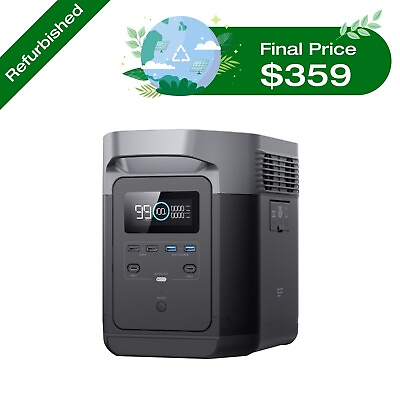 #ad EcoFlow DELTA 1000 Portable Power Station 1008Wh Generator Certified Refurbished $422.00