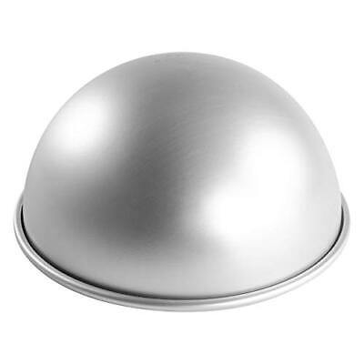 #ad PHA 10 Anodized Aluminum Hemisphere Pan 10 x 4.75 Inch Silver $36.31