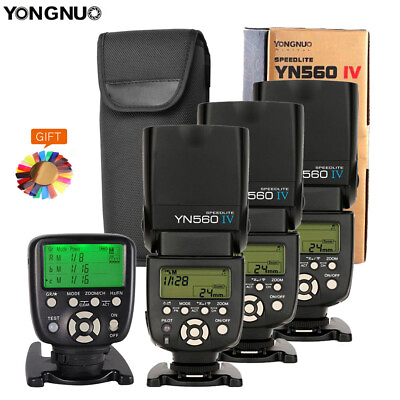 #ad Yongnuo YN560 IV YN560IV Speedlite 2.4G Wireless Flash Light YN560TX II trigger $85.00