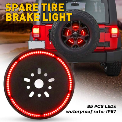 #ad Spare Tire 3rd Brake Light Rear Lamp For 86 21 Jeep Wrangler LED Tail Light US $21.84