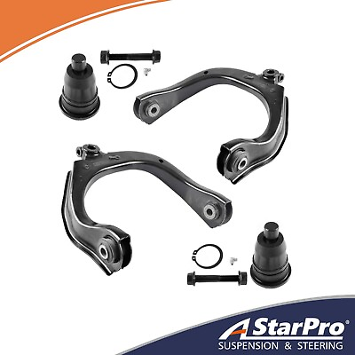 #ad 4pc Front Upper Control Arms amp; Ball Joint for 02 09 Chevy Trailblazer GMC Envoy $44.29