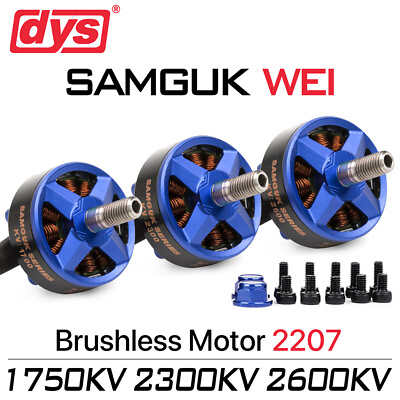 #ad DYS Wei 2207 Brushless Motor 1750KV 2300KV 2600KV For RC FPV Racing Drone $13.18