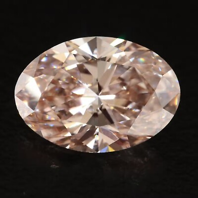#ad $12500 2.6 Carat Diamond VS Fancy Pink Orange Oval Cut Diamond wholesale $4995.00