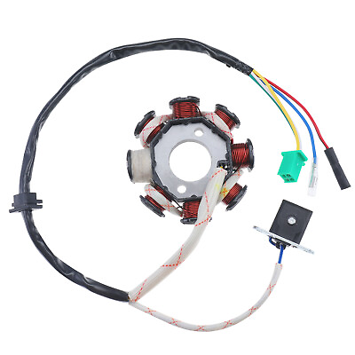 AuInLand Ignition Stator 8 Coils 5 Wire for 125cc 180cc 4 Stroke Go Kart Scooter $14.49
