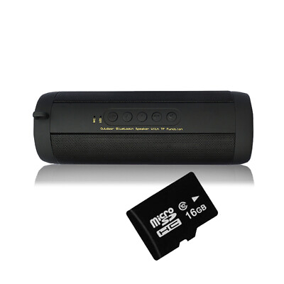 #ad L35D 6W Portable Bluetooth Speaker With Tf Slot Aux Battery Smartphone 16GB Tf $42.24