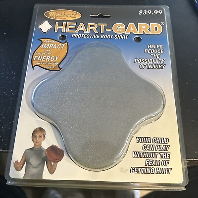 #ad Markwort Heart Gard Chest Protection w Straps Child Youth Guard Large $15.00