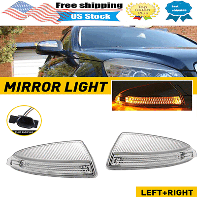 #ad Pair Door Mirror Turn Signal Light Fits Mercedes Benz C250 C300 C350 C63 2008 14 $25.99