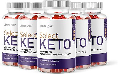 #ad Select Keto Advanced Plus Ketogenic Weight Loss ACV Gummies 5 Pack $54.72