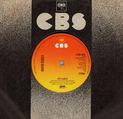 #ad David Essex 7quot; Vinyl City Lights VG VG GBP 4.19