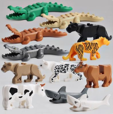 #ad Lego ANIMALS YOU PICK Custom Minifigures Rare Camel Shark Bear Crocodile $3.99