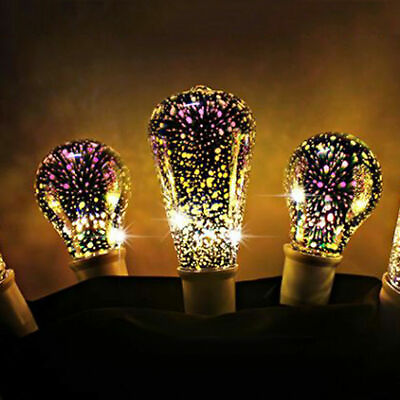 #ad LED Light Bulb E27 Fireworks Decorative3D Party Lamp A60 ST64 G80 G125 $6.50
