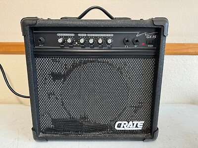#ad Crate GX 15 Guitar Amplifier Electric Amp Music Instrument Practice 15w Portable $64.99