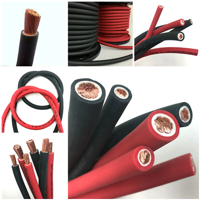 Extreme Battery Cable Marine Auto Solar Extra Flexible Pure OFC Copper USA Made $264.00