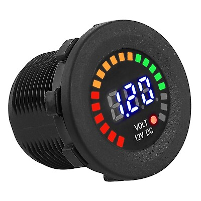 #ad Waterproof 12V LED Car Van Boat Marine Voltmeter Voltage Meter Battery Gauge US $8.79